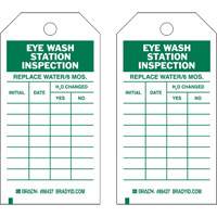Inspection Record Tags, Polyester, 4" W x 7" H, English Pronet Distribution