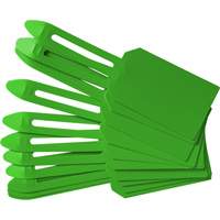 Blank Plastic Lock-On Tags, Plastic, 3-1/4" W x 5-4/5" H, Blank Pronet Distribution