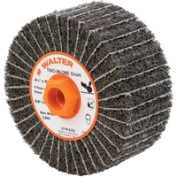 Two-In-One Finishing Drums, 4-1/2" Dia. x 2" W, 5/8"-11 Arbor, Aluminum Oxide Pronet Distribution