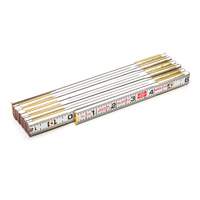 R&egrave;gle de maçon Red End, 6' lo, Bois, Graduations de 1/16" Pronet Distribution