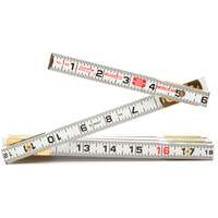 R&egrave;gle de maçon Red End, 6' lo, Bois, Graduations de 1/16" Pronet Distribution