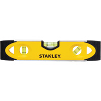 Shock-Resistant Torpedo Level, 9" L, Aluminum, 3 Vials, Magnetic Pronet Distribution