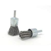 Brosse mont&eacute;e &agrave; fils ondul&eacute;s, 3/4" dia., dia. Des fils 0,014", Tige 1/4" Pronet Distribution