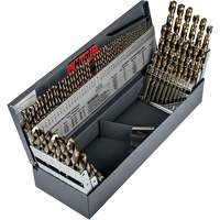 Heavy-Duty Jobber Length Combination Drill Bit Set, 115 Pieces, High Speed Cobalt Pronet Distribution