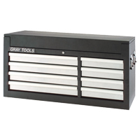 Coffre sup&eacute;rieur - 8 tiroirs, 41-1/2" la, 8 tiroirs, Noir Pronet Distribution