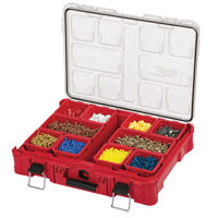 Organisateur Packout, 20" x 15" x 5", Noir/Rouge Pronet Distribution