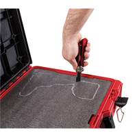 Packout Tool Case with Customizable Insert, 20-7/10" x 15-1/5" x 6-1/5", Black/Red Pronet Distribution