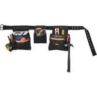 Ceinture &agrave; outils combin&eacute;e de luxe, Polyester, Noir Pronet Distribution