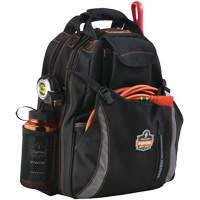 Arsenal&reg; 5843 Tool Backpack, 13-1/2" L x 8-1/2" W, Black, Polyester Pronet Distribution