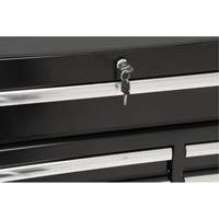 Industrial Tool Cart, 11 Drawers, 41" W x 18-3/4" D x 39-1/3" H, Black Pronet Distribution