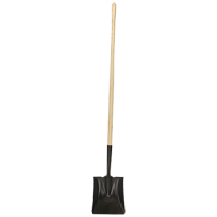 Square-Point Shovel, Wood, Tempered Steel Blade, Straight Handle, 49-1/2" Long Pronet Distribution
