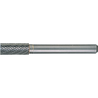 CLEVELAND Solid Carbide Burrs - Cylinder Shape with End Cut, SB-43, 1/8" Dia., 1/8" Shank, 9/16" Depth of Cut Pronet Distribution