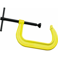 Hi-Vis Safety C-Clamp, 2-1/8" (54 mm) Capacity, 2-1/4" (57 mm) Throat Depth Pronet Distribution