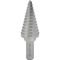 Foret &eacute;tag&eacute; progressif, 1/4" - 3/8", Incr&eacute;ments de 1/8", Acier rapide Pronet Distribution