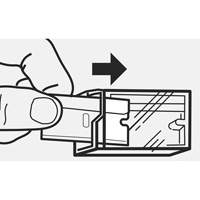 Lame pour grattoir &agrave; verre, Lame Acier &agrave; haute teneur en carbone Pronet Distribution