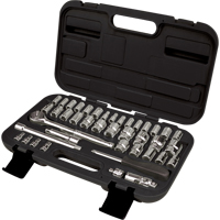 Jeux de douilles SAE/m&eacute;triques 1/4" et 3/8", 41 Mcx Pronet Distribution