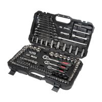 Jeux de douilles et cl&eacute;s SAE/m&eacute;triques 1/4", 3/8" et 1/2", 120 Mcx, Profond Pronet Distribution