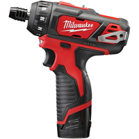 Ensemble tournevis hexagonaux &agrave; 2 vitesses M12, 1/4", 12 V, 275 lb-po couple max., Lithium-ion bloc-pile Pronet Distribution