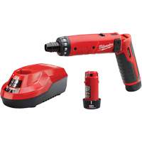 Ensemble tournevis hexagonaux M4, 1/4", 4 V, 44 lb-po couple max., Lithium-ion bloc-pile Pronet Distribution