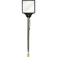 Inspection Magnetic Mirror, Square, 2" L x 2" W, Telescopic Pronet Distribution