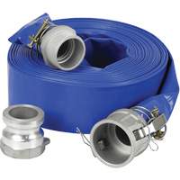 Lay-Flat Discharge Hose Kit for Water Pump, 2" x 600" Pronet Distribution