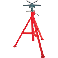 V Head High Pipe Stand #VJ-99, 71-132 cm Height Adjustment, 12" Max. Pipe Capacity, 2500 lbs. Max. Weight Capacity Pronet Distribution
