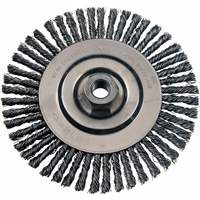 Wire Wheel Brushes, 4-7/8" Dia., 0.02" Fill, 5/8"-11 Arbor, Stainless Steel Pronet Distribution
