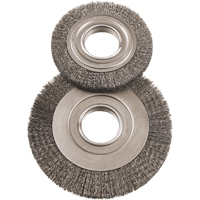 6" Major Wire Wheel Brushes, 6" Dia., 0.012" Fill, 2" Arbor Pronet Distribution