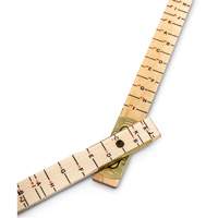 R&egrave;gle de maçon surdimensionn&eacute; Red End, 6' lo, Bois, Graduations de 1/16" Pronet Distribution