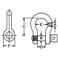 Carbon Steel Anchor Shackle Pronet Distribution