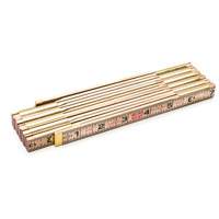 R&egrave;gle Red End avec deux rallonges de r&egrave;gle &agrave; glissi&egrave;re de 6", 6' lo, Bois, Graduations de 1/16" Pronet Distribution