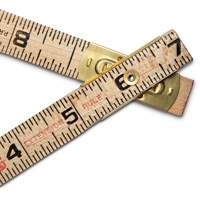 R&egrave;gle pliante, 6' lo, Bois, Graduations de 1/16" Pronet Distribution
