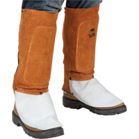 Leather Spats, 14" L, Lava Brown Pronet Distribution