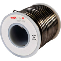 M&eacute;tal d'apport standard, Sans plomb, 95 % d'&eacute;tain, 5 % d'antimoine, &acirc;me Plein, dia. 0,09375" Pronet Distribution