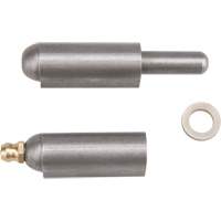 Weld-On Hinge, 0.512" Dia. x 3.15" L, Mild Steel w/Fixed Steel Pin Pronet Distribution