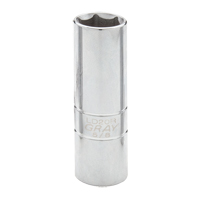 Spark Plug Socket, 1/2" Drive, 5/8" Socket, 2-1/2" L Pronet Distribution