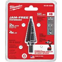 Foret &eacute;tag&eacute; no 8, 1/2" - 1", Incr&eacute;ments de 1/16", Acier rapide Pronet Distribution