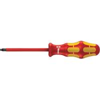 160 iS VDE Insulated Square point screwdriver, #2 Tip, Round, 12" L, Plastic Handle Pronet Distribution
