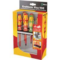 Jeu de tournevis isol&eacute;s 160 i / 168 i /6 VDE, 1000 V, 6 M Pronet Distribution