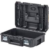 Coffre &agrave; outils avec dessus plat TSTAK II, 17-1/4" x 13" x 6-3/8", Noir Pronet Distribution