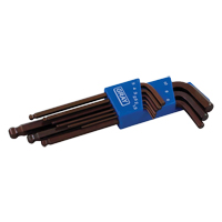 Long Arm Ball Hex Key Set, 9 Pcs., Metric Pronet Distribution