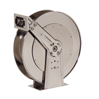 Stainless Steel Hose Reel, Single Hose, 10-1/2" W x 24" D x 25-3/8" H Pronet Distribution