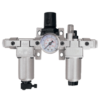 Filtre, r&eacute;gulateur et lubrificateur d'air modulaire (manom&egrave;tre compris), 1" NPT Pronet Distribution