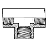 Raccord En T&eacute; Femelle, Laiton, 1/8" Pronet Distribution