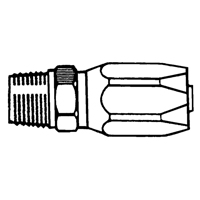 Fittings - Reusable Hose Fittings, 1/2" Dia., Brass Pronet Distribution