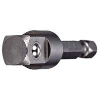 Adaptateur et rallonge, 1/4" Prise, Dimension m&acirc;le 3/8", Clavette, 4" lo Pronet Distribution