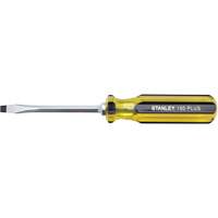 Tournevis pour &eacute;crous &agrave; fente 100 PLUS, Tige de 1/4", Carr&eacute;e, 8-3/16" lo, Prise en Plastique Pronet Distribution