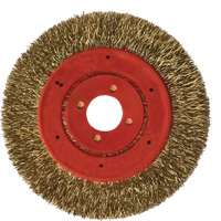No Throw Partial Encapsulated Wire Wheel, 3" Dia., 0.012" Fill, 1/4" Arbor Pronet Distribution