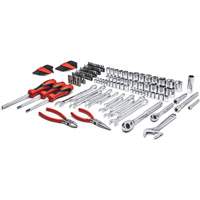 Jeu doutils m&eacute;triques/SAE de qualit&eacute; professionnelle &agrave; 6 pans et &agrave; prise 3/8" et 1/4" Pronet Distribution
