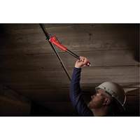 Cl&eacute; &agrave; tuyau adaptable Cheater, Cap des m&acirc;choires 2-1/2", Longueur 18"/24"/10", Fini Rev&ecirc;tement en poudre, Prise Ergonomique Pronet Distribution